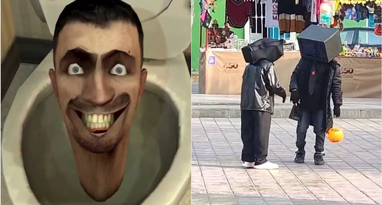 ¿Qué tiene que ver 'Skidibi Toilet' con los disfraces de bocinas y videocámaras en niños?