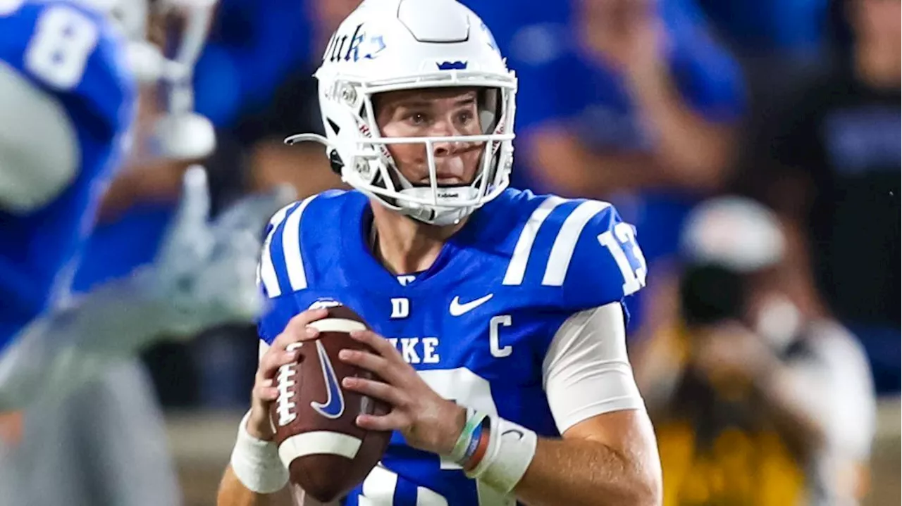  Duke's Riley Leonard out extended time with toe injury