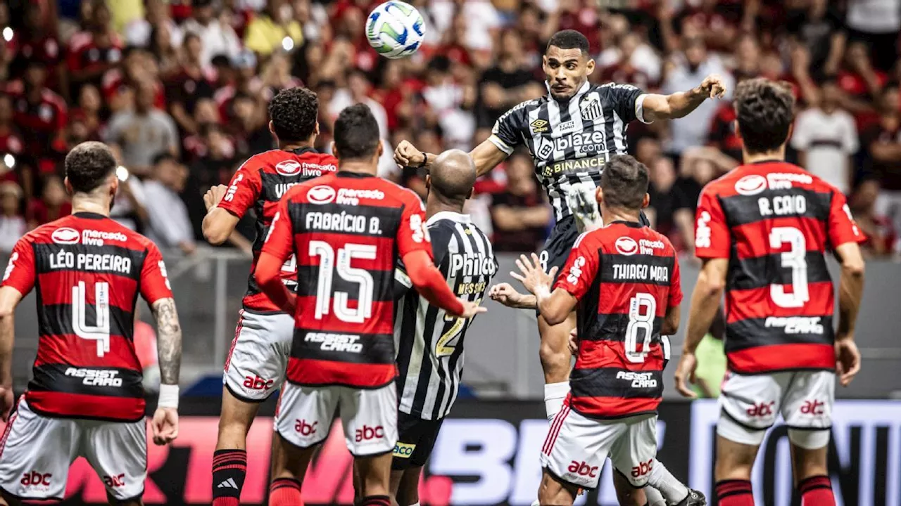 Súmula de Flamengo x Santos: Bruno Henrique se complica