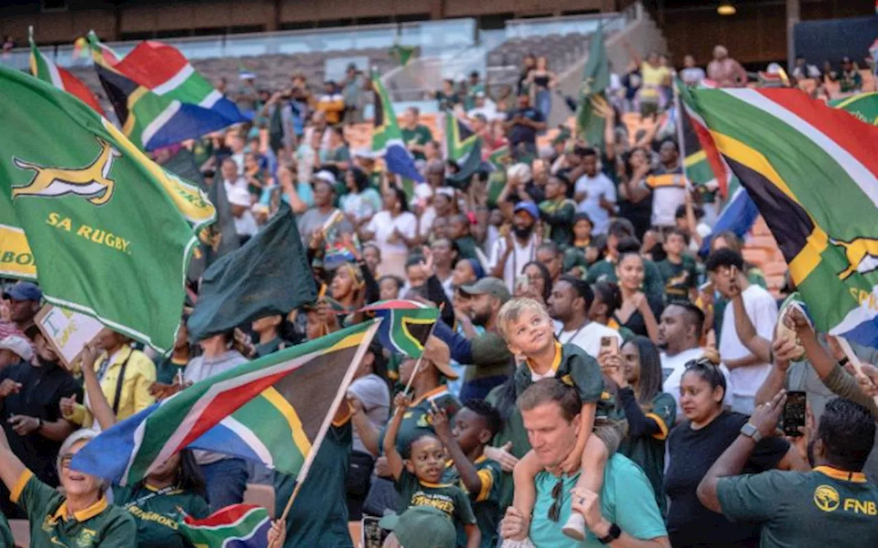 IN PICS: Gauteng goes green & gold for Springboks trophy parade