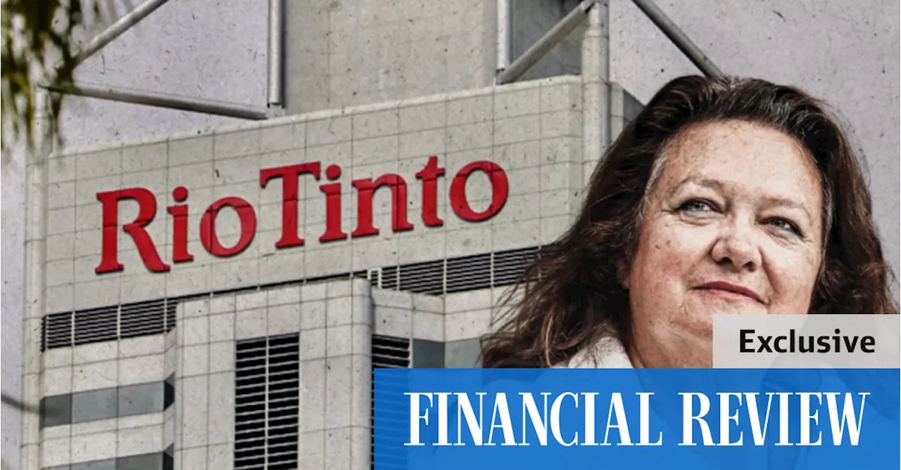 Revealed: Deal protecting Rio if Rinehart loses heavyweight court bout