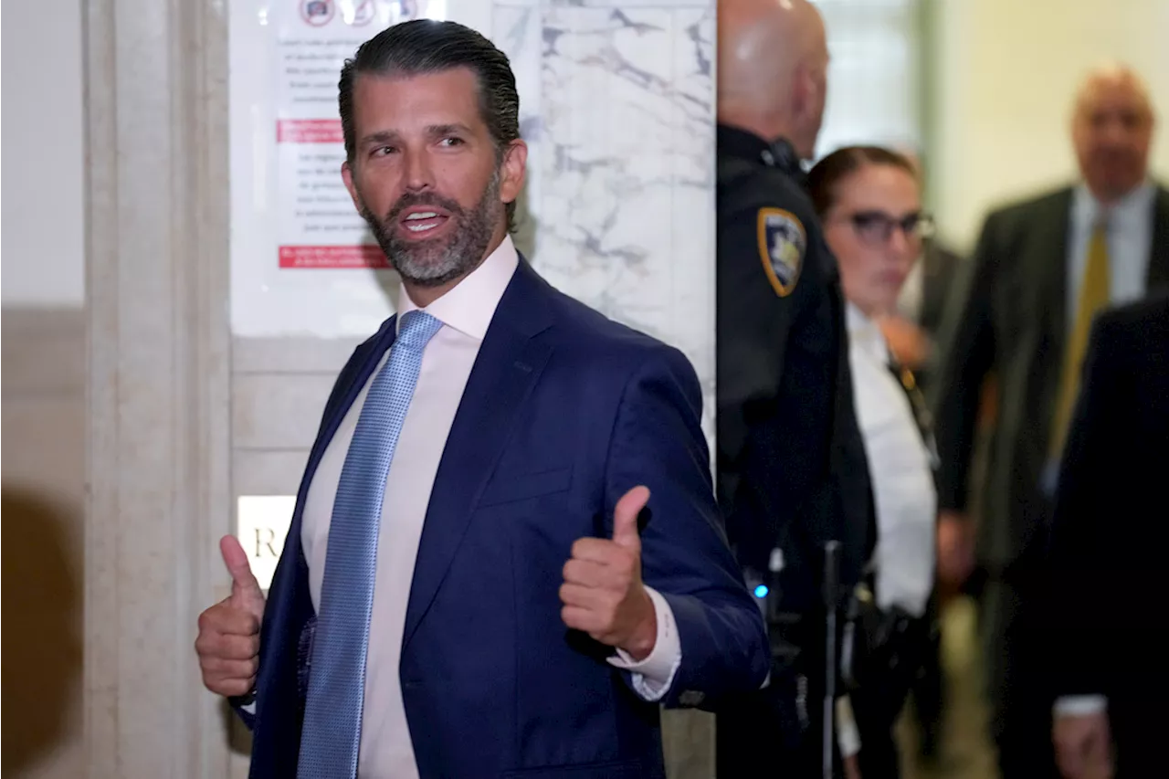 Donald Trump Jr points finger at accountants in father’s civil fraud trial