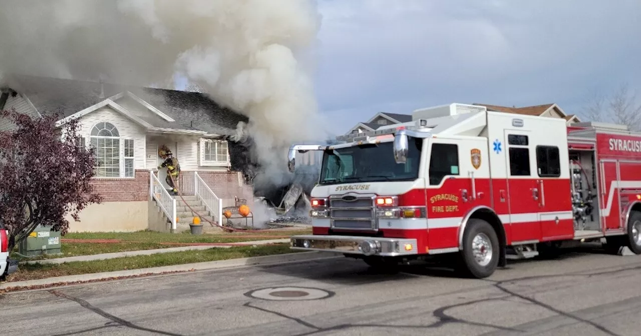 Pets killed, family safe after Syracuse house fire