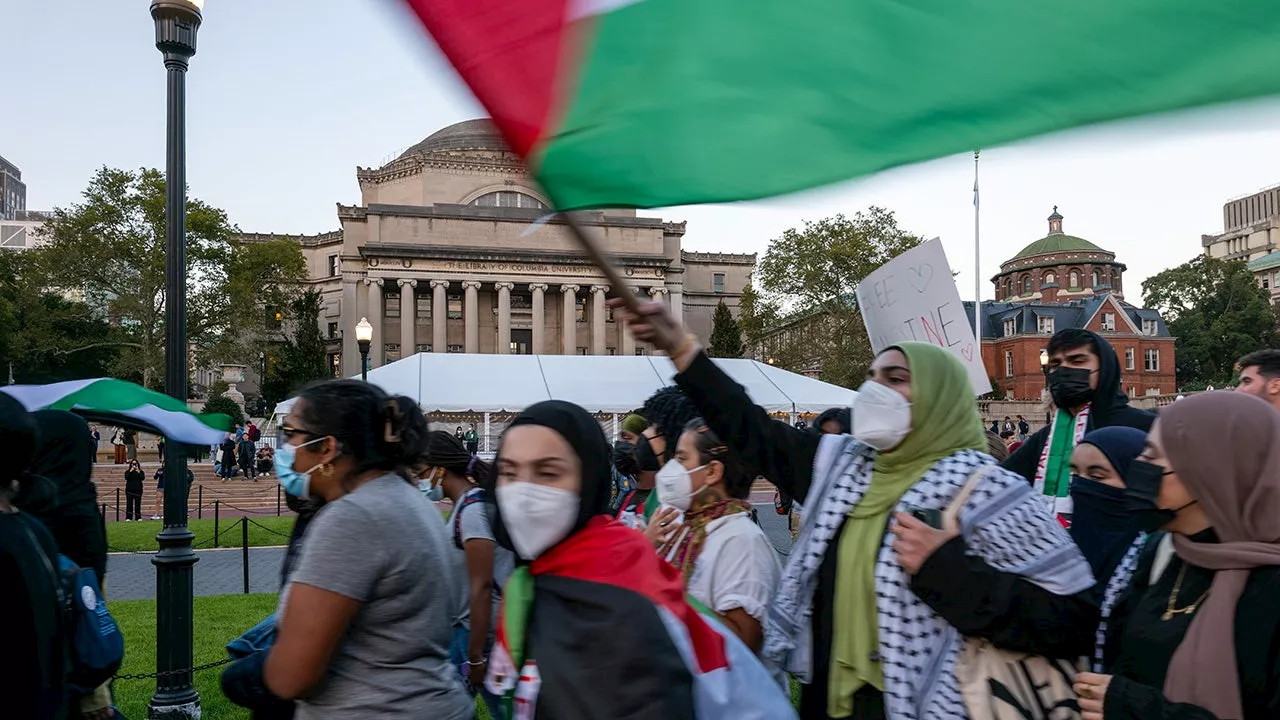 Columbia University president praises ‘persistence’ of students accused of antisemitism