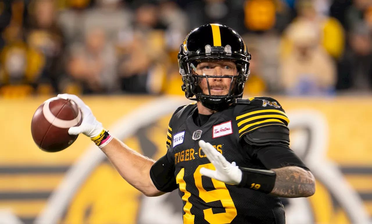 Ticats head coach Steinauer won’t say who’ll be his starting QB against Montreal