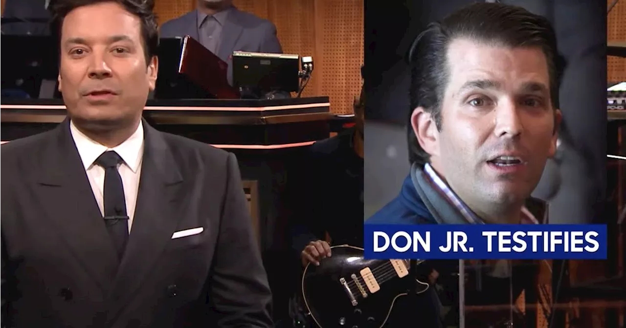 Donald Trump Jr. Becomes Recurring Punchline In Jimmy Fallon Bit