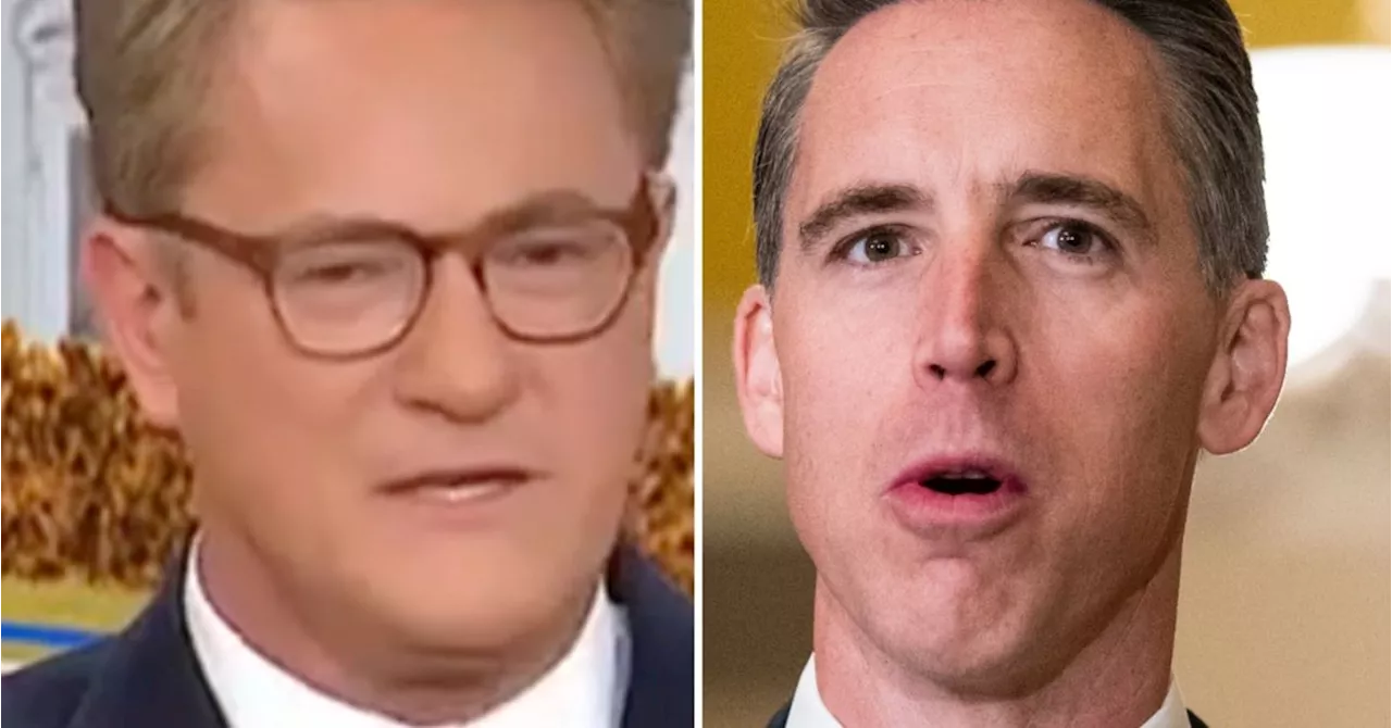 Joe Scarborough Shocked By Sen. Josh Hawley’s ‘Sick’ Move