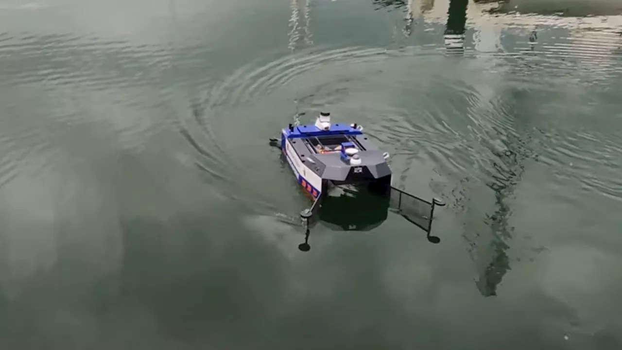 5G-powered robots now clean Singapore's rivers - cut emissions by 80%