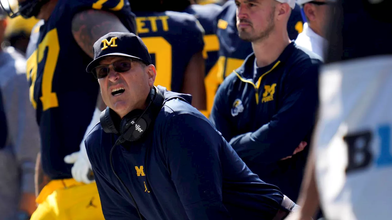 A Raiders pursuit of Michigan's Jim Harbaugh? The NFL and NCAA could present a problem.