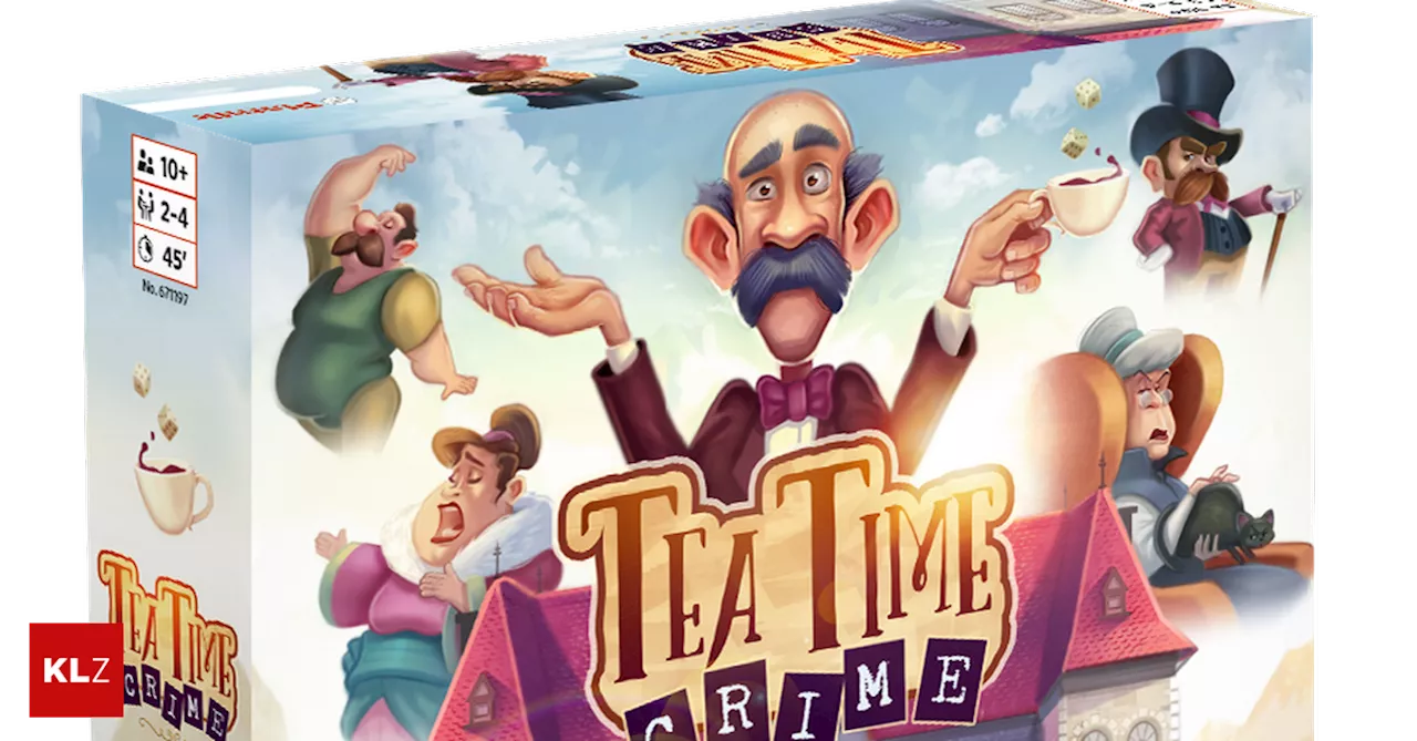 Gewinnspiel:Zehn Spiele „Tea Time Crime“ im Rahmen der Kärntner Spieletage zu gewinnen!