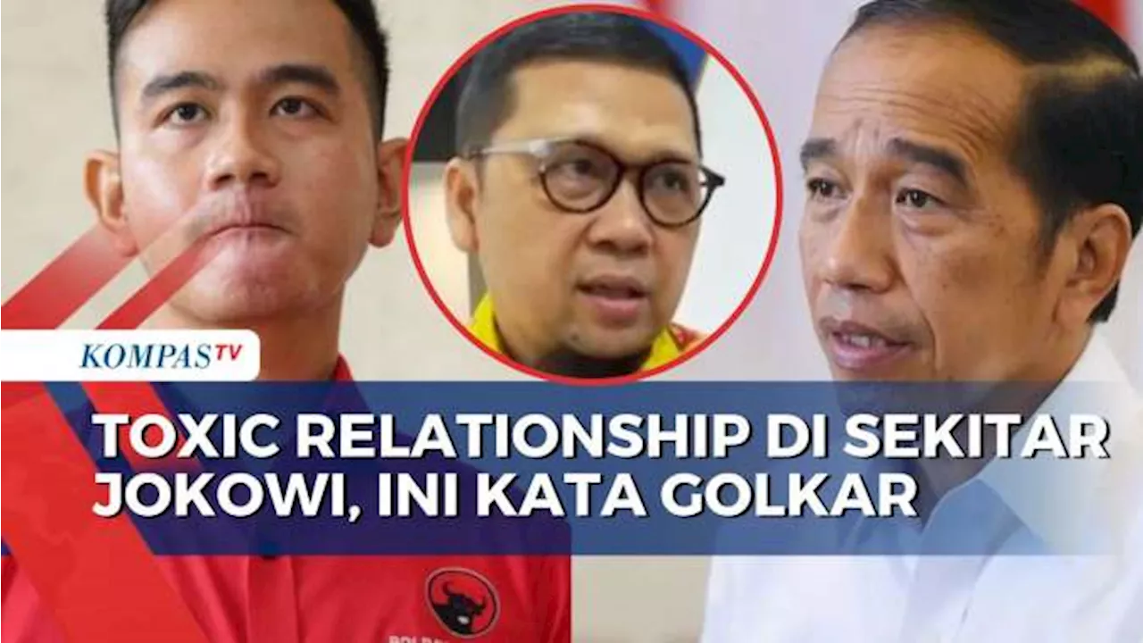 Begini Kata Golkar soal PDIP Singgung 'Toxic Relationship' di Sekitar Jokowi