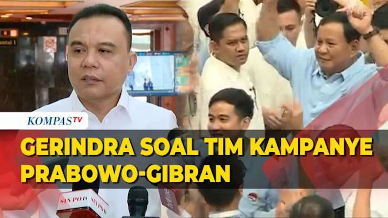 Gerindra Soal Pengumuman Struktur Tim Kampanye Nasional Prabowo-Gibran