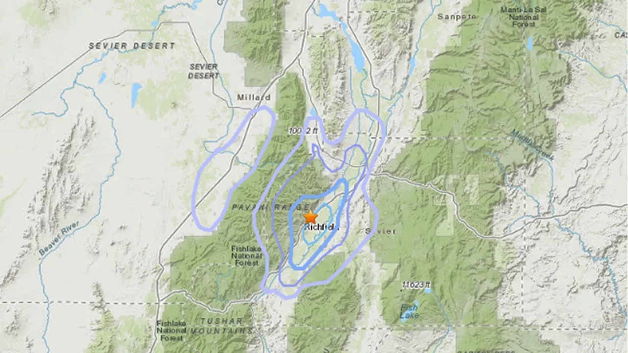 3.2-magnitude earthquake rattles Richfield area in Sevier County