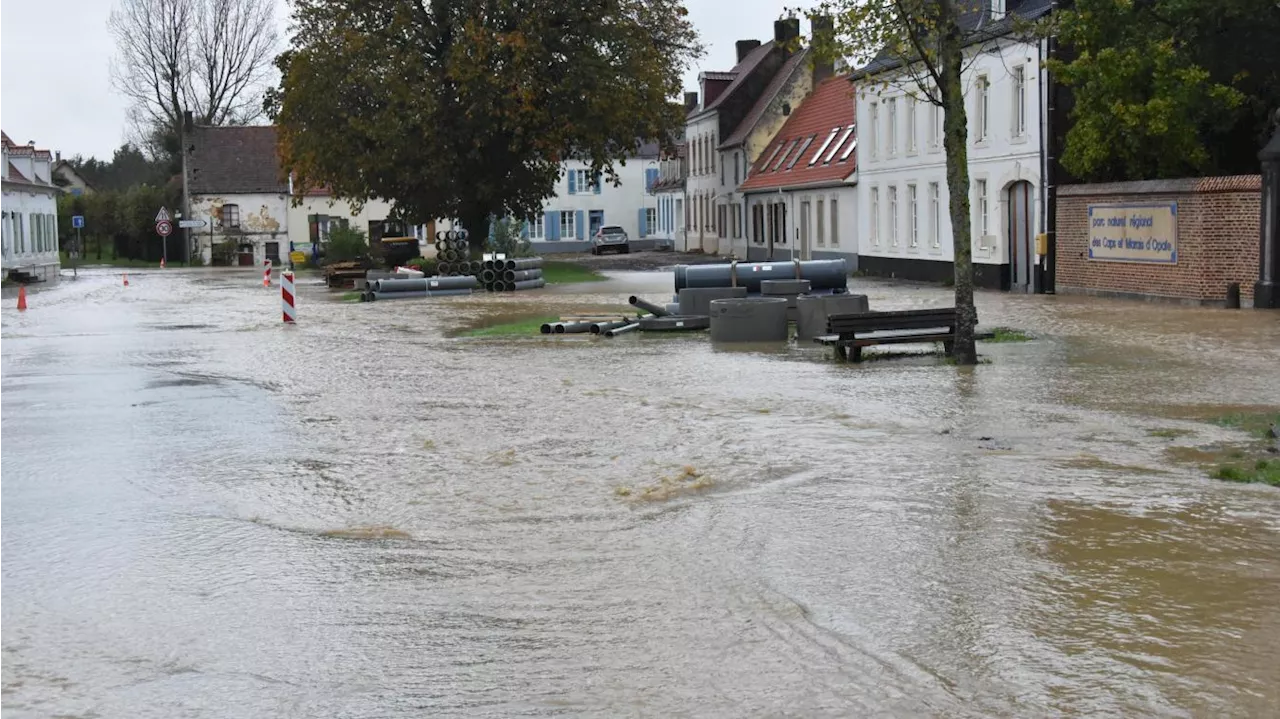 Entre Boulogne et Desvres, l’eau monte aussi, une partie de la RN 42 fermée