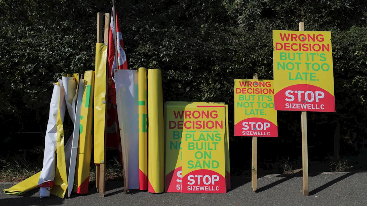 Sizewell C campaigners wait for ruling on latest court fight over nuclear plant