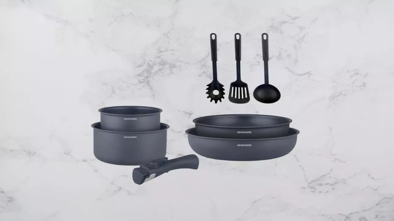 Cette batterie de cuisine Arthur Martin est disponible avec 67 % de réduction chez Boulanger