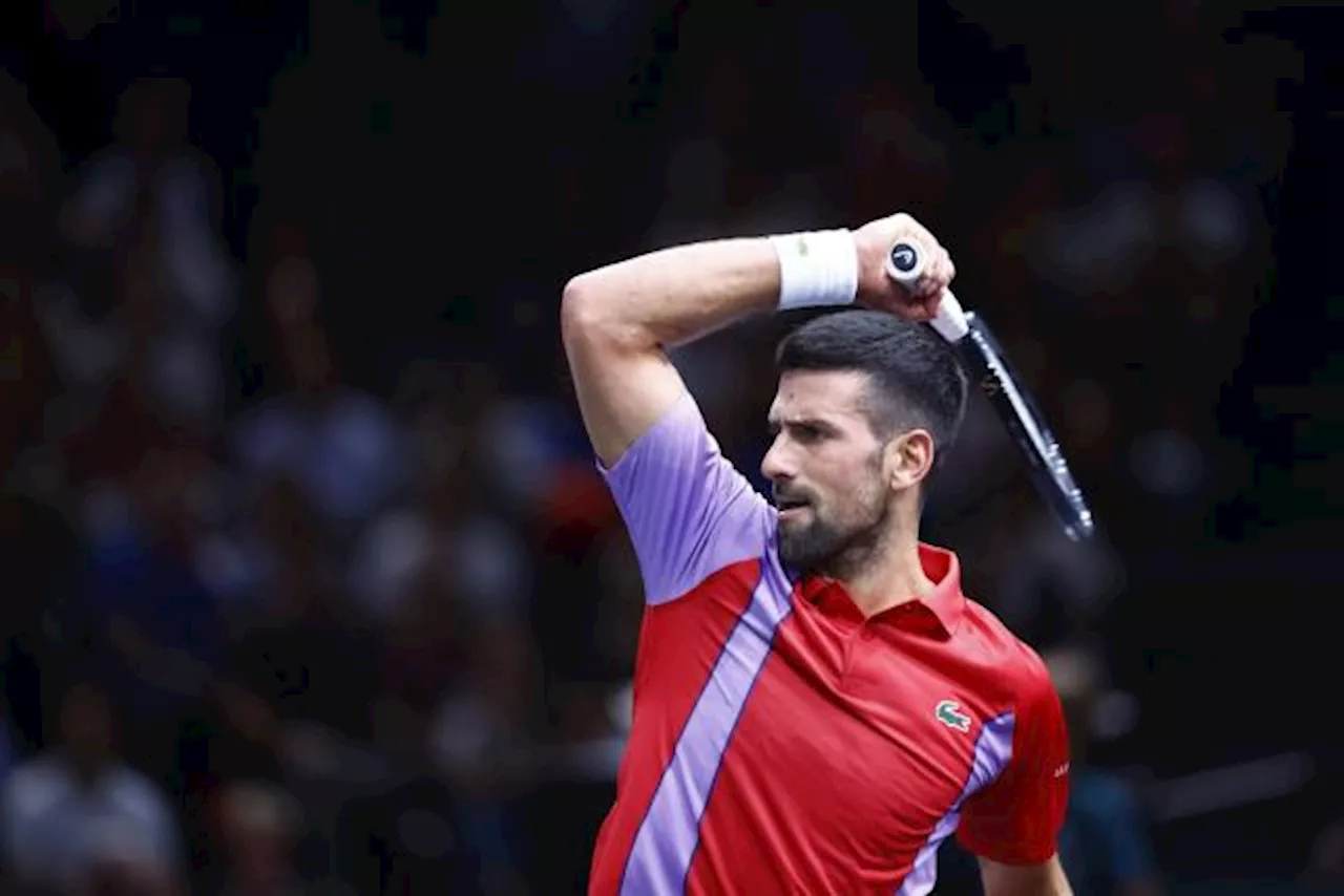 Novak Djokovic s'en sort de peu en huitièmes de finale face à Tallon Griekspoor