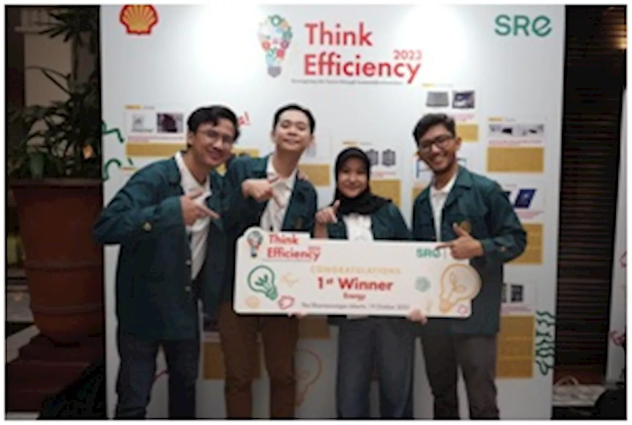 Ajang Shell Think Efficiency 2023, Wakil ITB Juara Pertama Kategori Energi