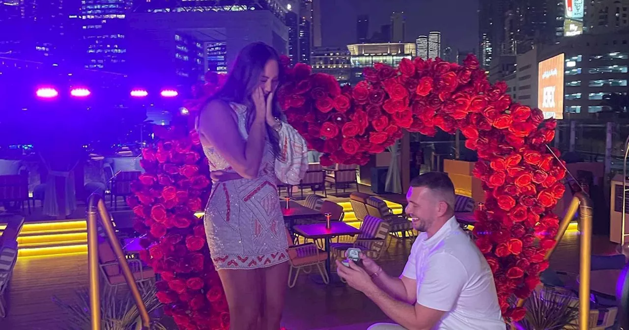 Charlotte Crosby engaged to Jake Ankers in lavish Dubai proposal