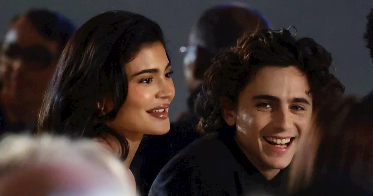 Kylie Jenner and Timothée Chalamet look so happy on glitzy date night