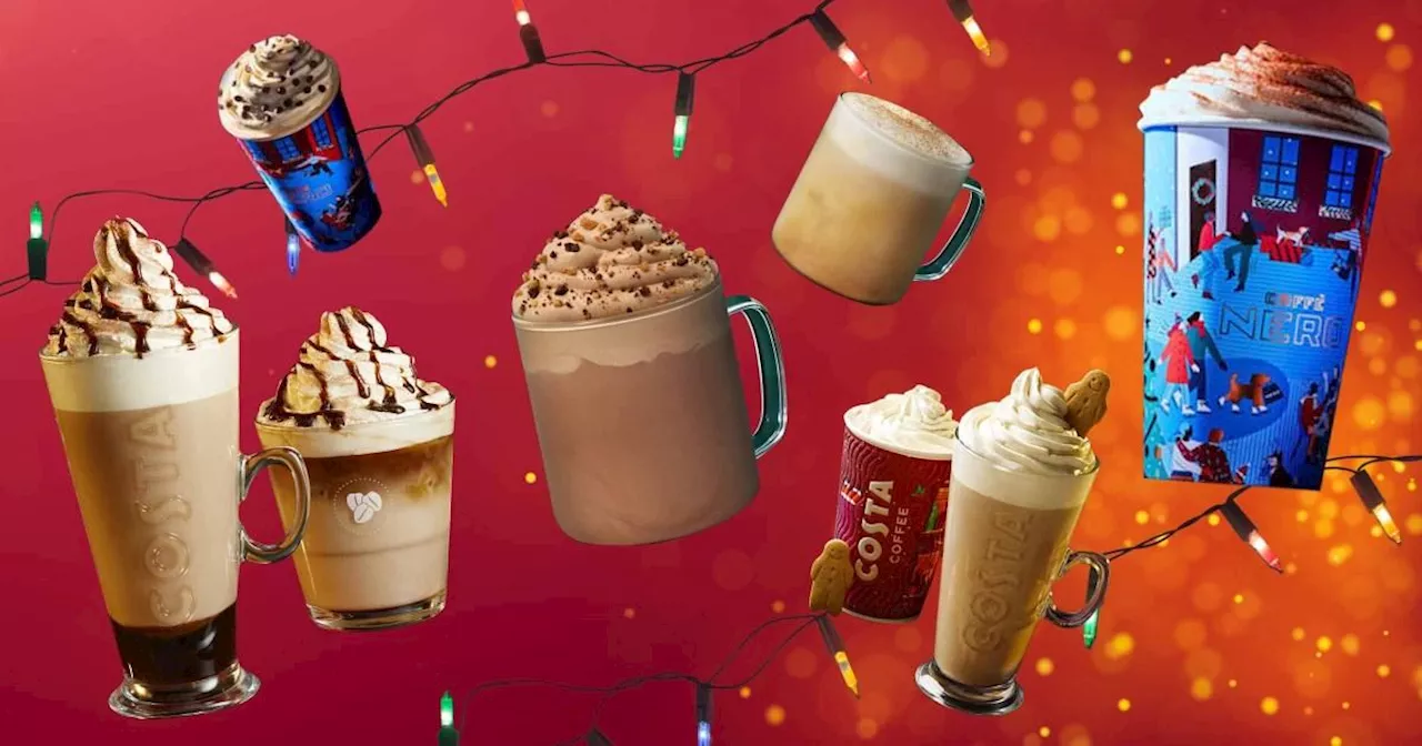 Starbucks, Cafè Nero and Costa's Christmas hot drinks tried and tested