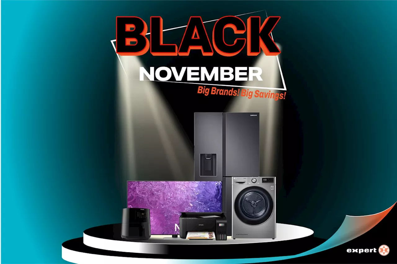 Get ready to unwrap unbelievable savings at Expert Stores South Africa this Black November!