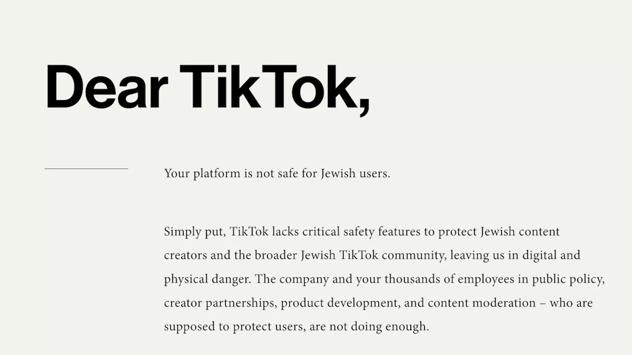 Jewish celebrities and content creators ask TikTok for help amid rising antisemitism