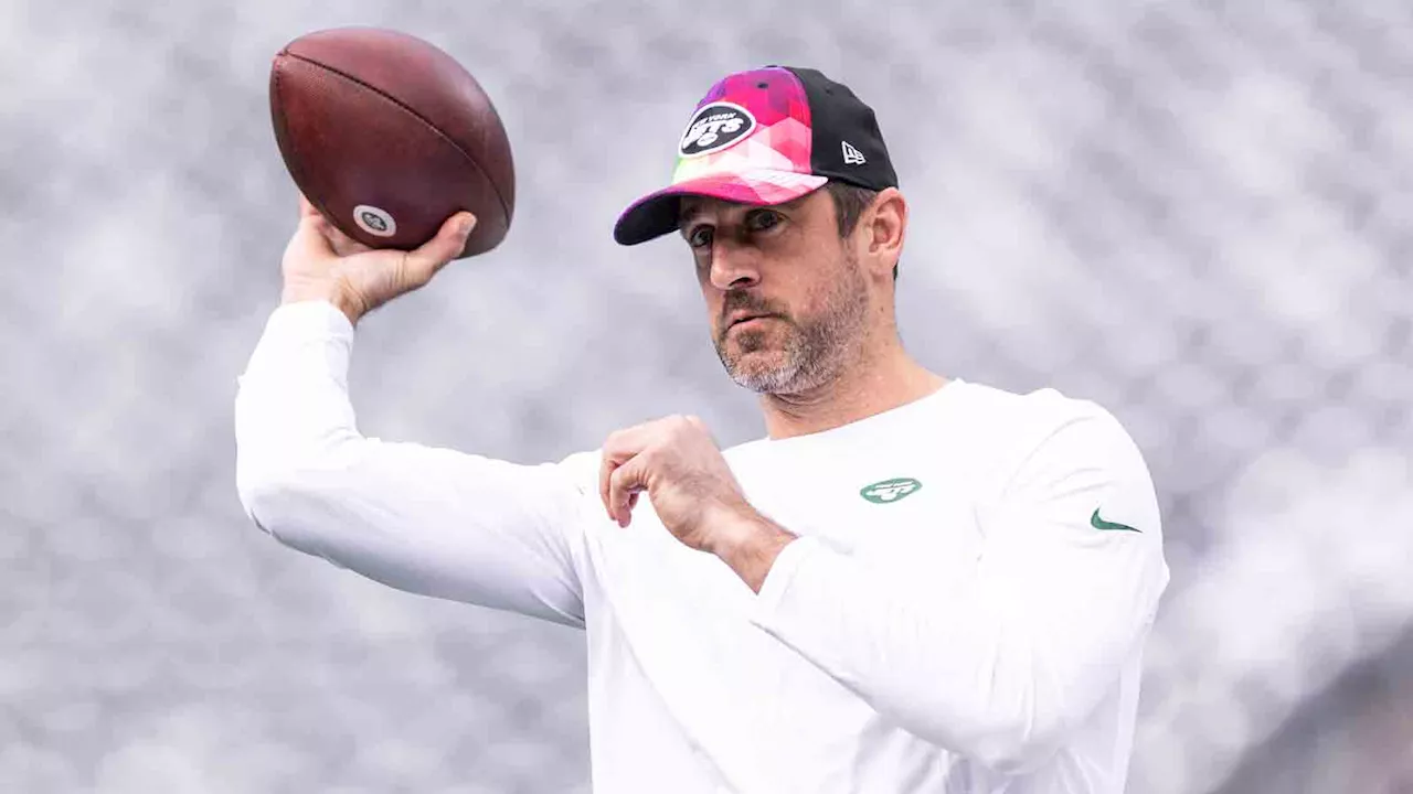 Aaron Rodgers says he's ‘ahead of schedule' but won't put timetable on return