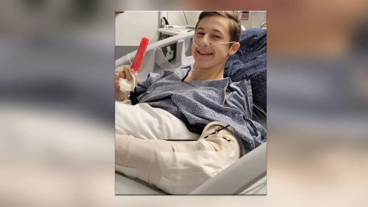 Teen hurt during Lewiston mass shooting recovering at MGH, family says