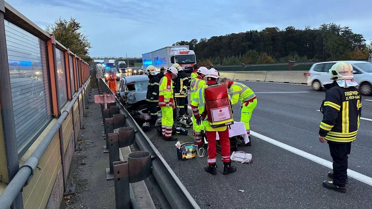 Auffahrunfall auf der Autobahn bei St. Pölten