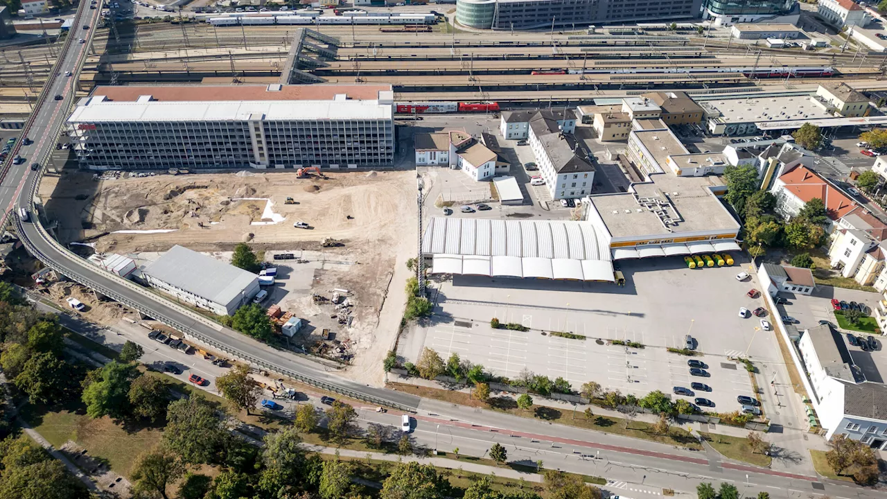 Bahnhofsareal: Stadtquartier mit Wohnungen, Büros und Hotel geplant