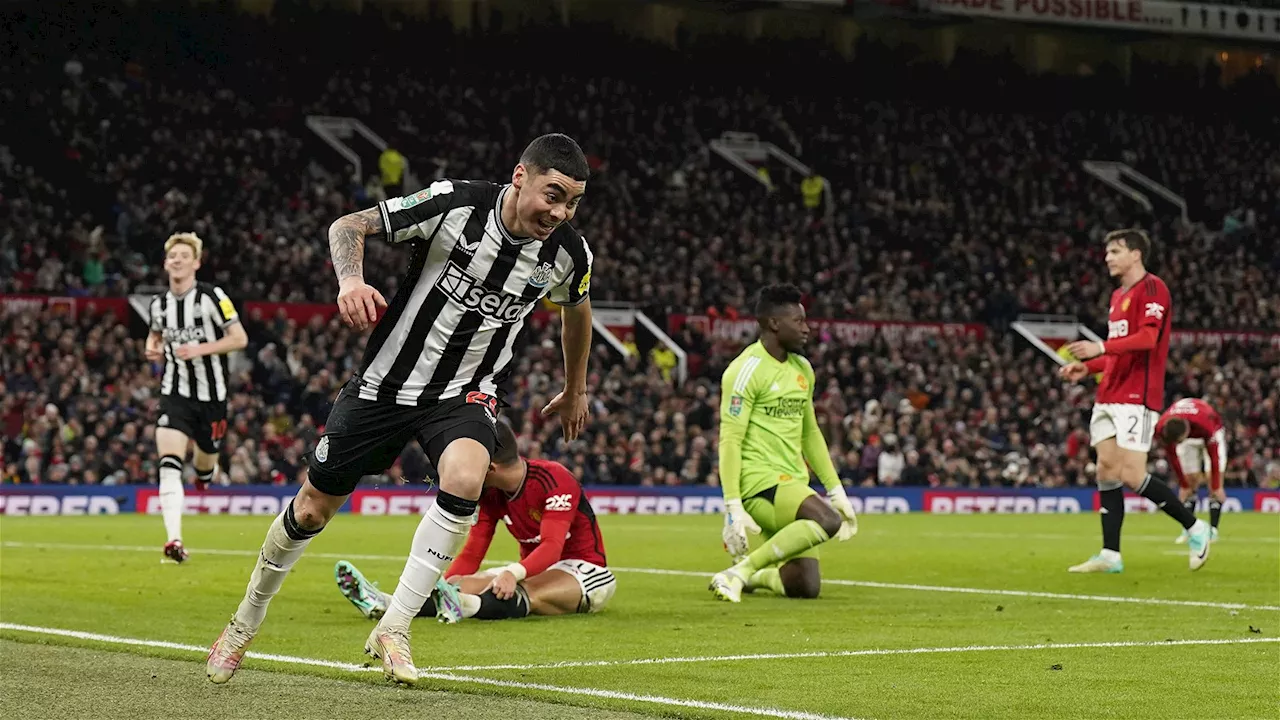 Watch official Manchester United 0 Newcastle United 3 extended match highlights here