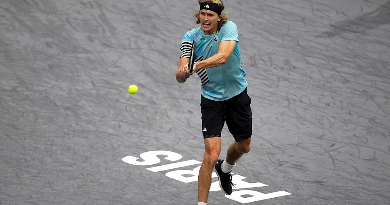 Tennisprofi Zverev verpasst Viertelfinale in Paris-Bercy