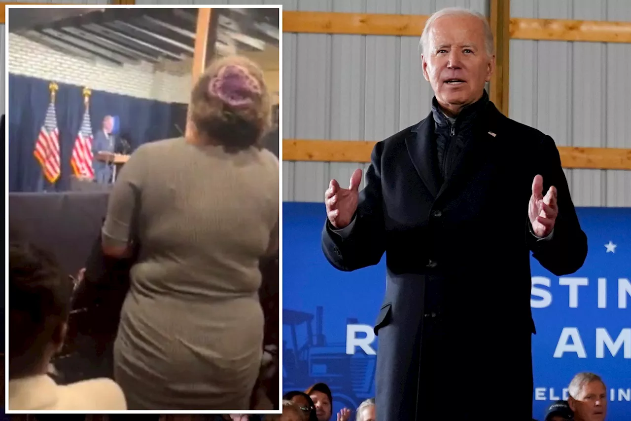 Biden expresses support for humanitarian ‘pause' in Israel-Hamas war as heckler demands ceasefire