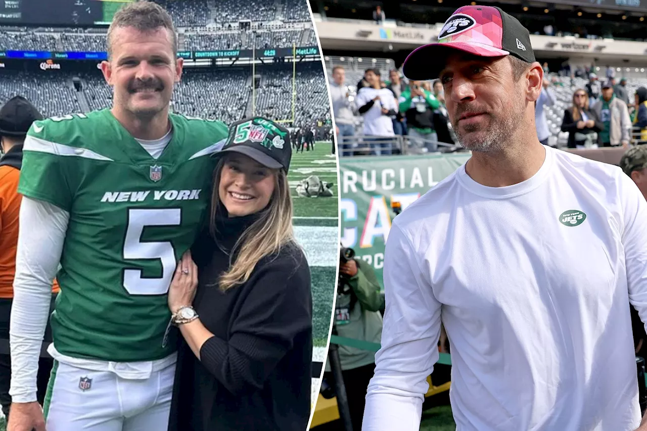 Jets' Thomas Morstead recalls wife fumbling Aaron Rodgers' name: 'Absolutely mortified'