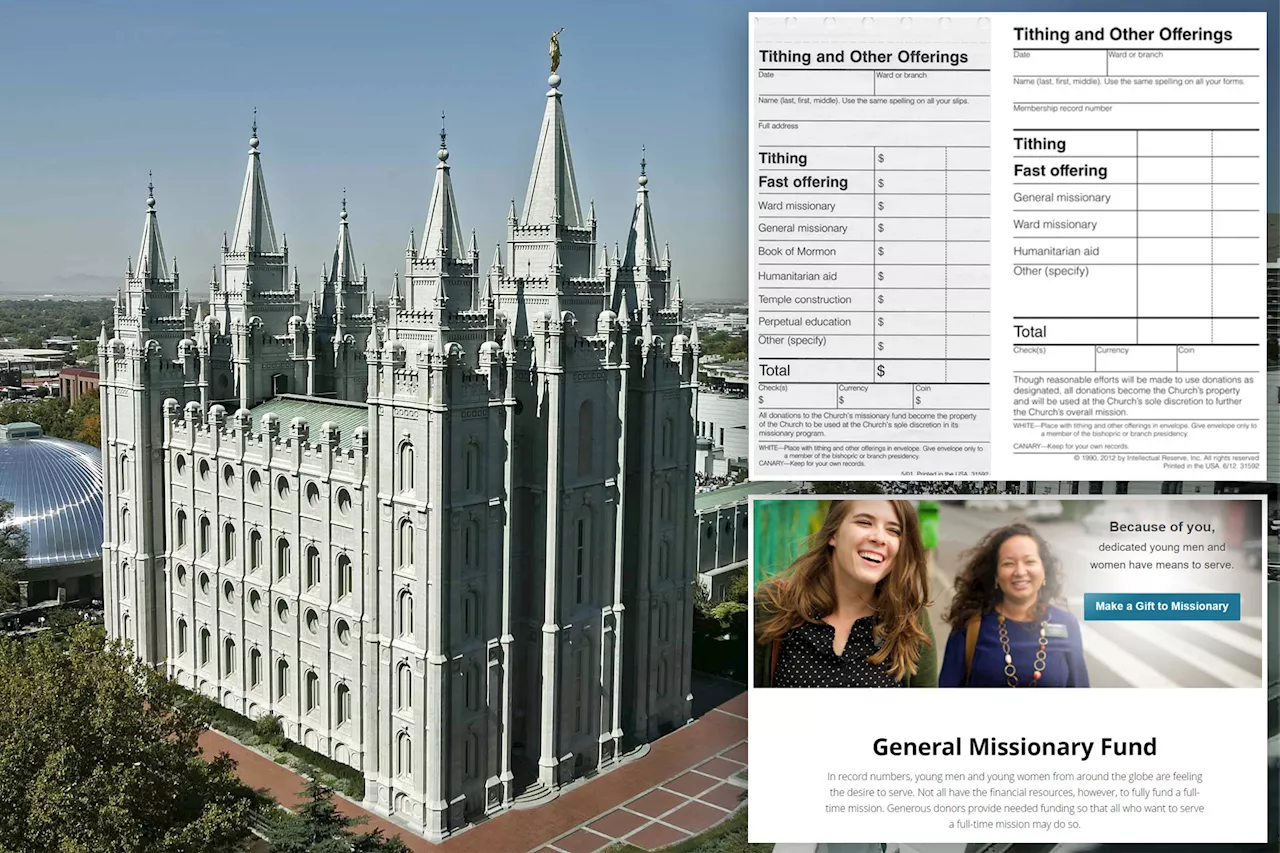 Mormon church sued for allegedly using donations to pad its $175B investment fund