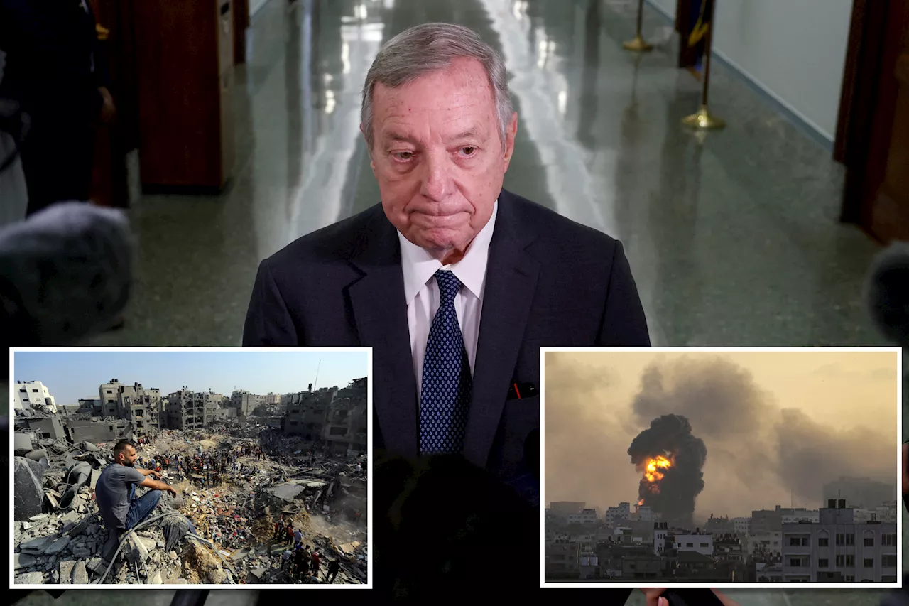 Second-highest ranking Democratic senator, Dick Durbin, calls for Israel-Hamas war ceasefire