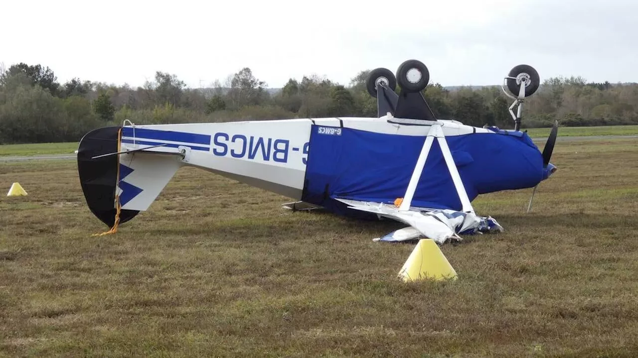Tempête Ciaran dans les Côtes-d’Armor : un avion s’est totalement retourné