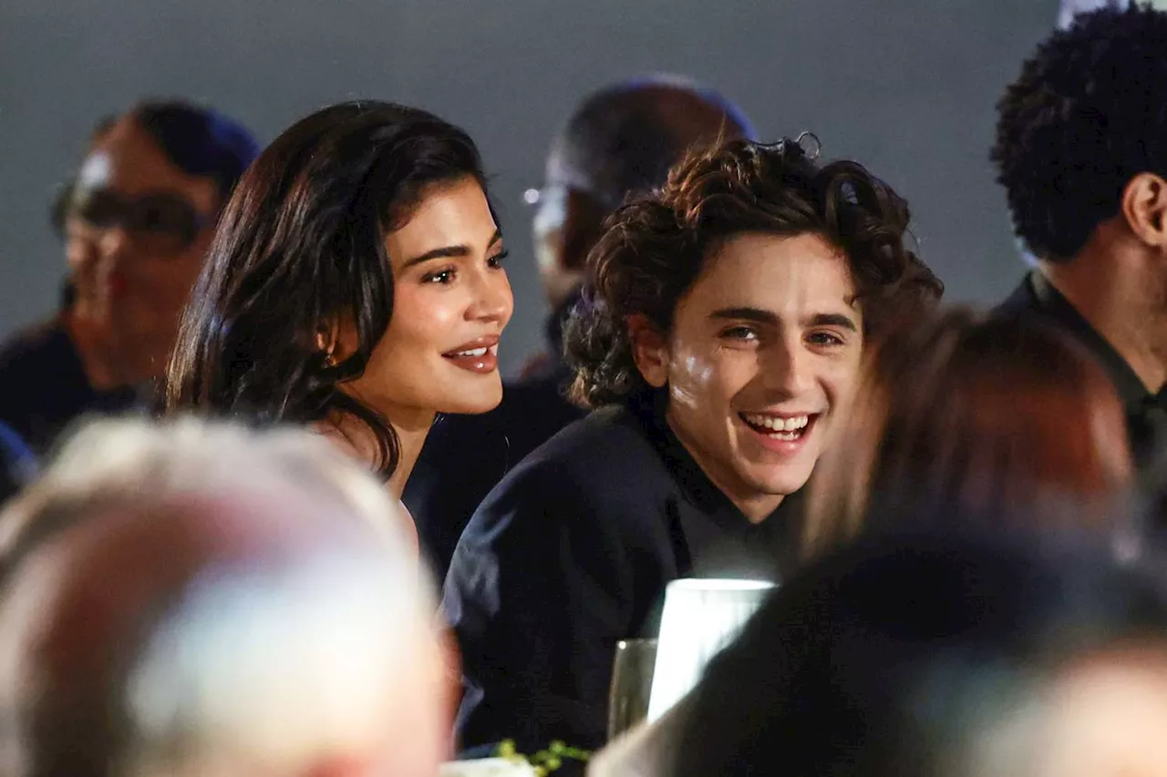 Kylie Jenner and Timothée Chalamet Laugh Together at WSJ. Magazine Innovators Awards