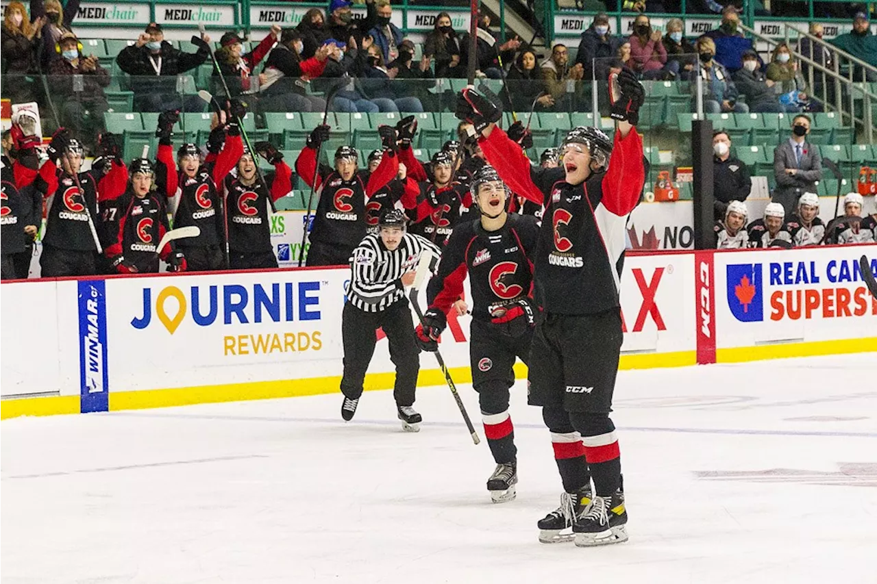 WHL roundup: Cougars top Wheat Kings in overtime