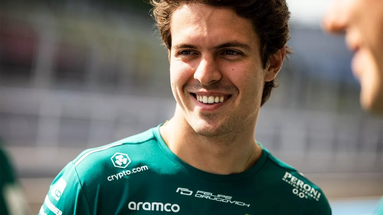 Felipe Drugovich renova com a Aston Martin como piloto reserva e de testes