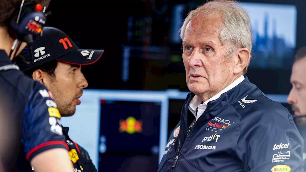 Helmut Marko niega rumores de la llegada de Fernando Alonso: 'Pérez conducirá con nosotros'