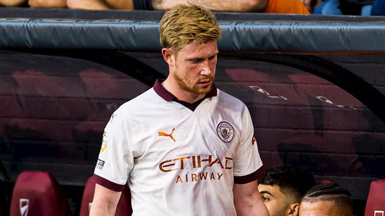 Manchester City: De Bruyne toujours dans le flou pour son retour à la compétition