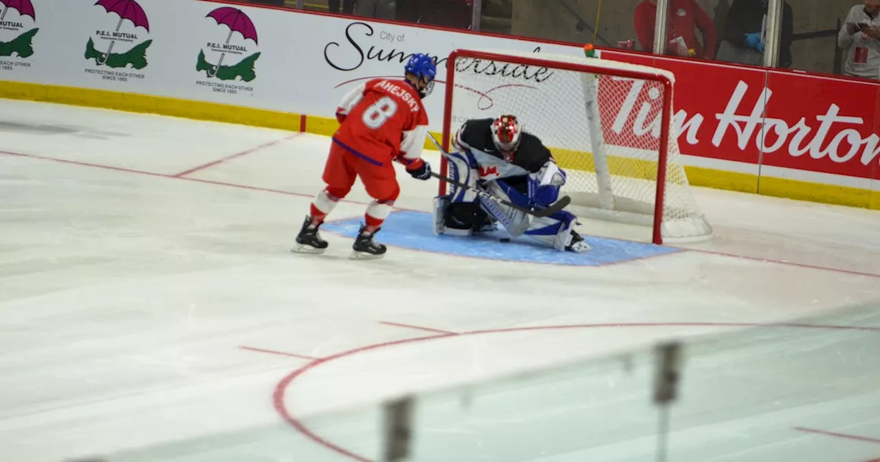 Czechia overcomes third-period deficit to beat Canada White in shootout