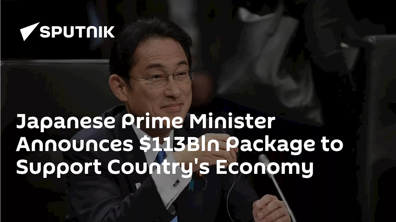 Japanese Prime Minister Announces $113Bln Package to Support Country's Economy