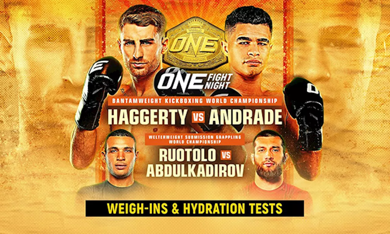 Video: ONE on Prime Video 16 Weigh-ins & Hydration Tests