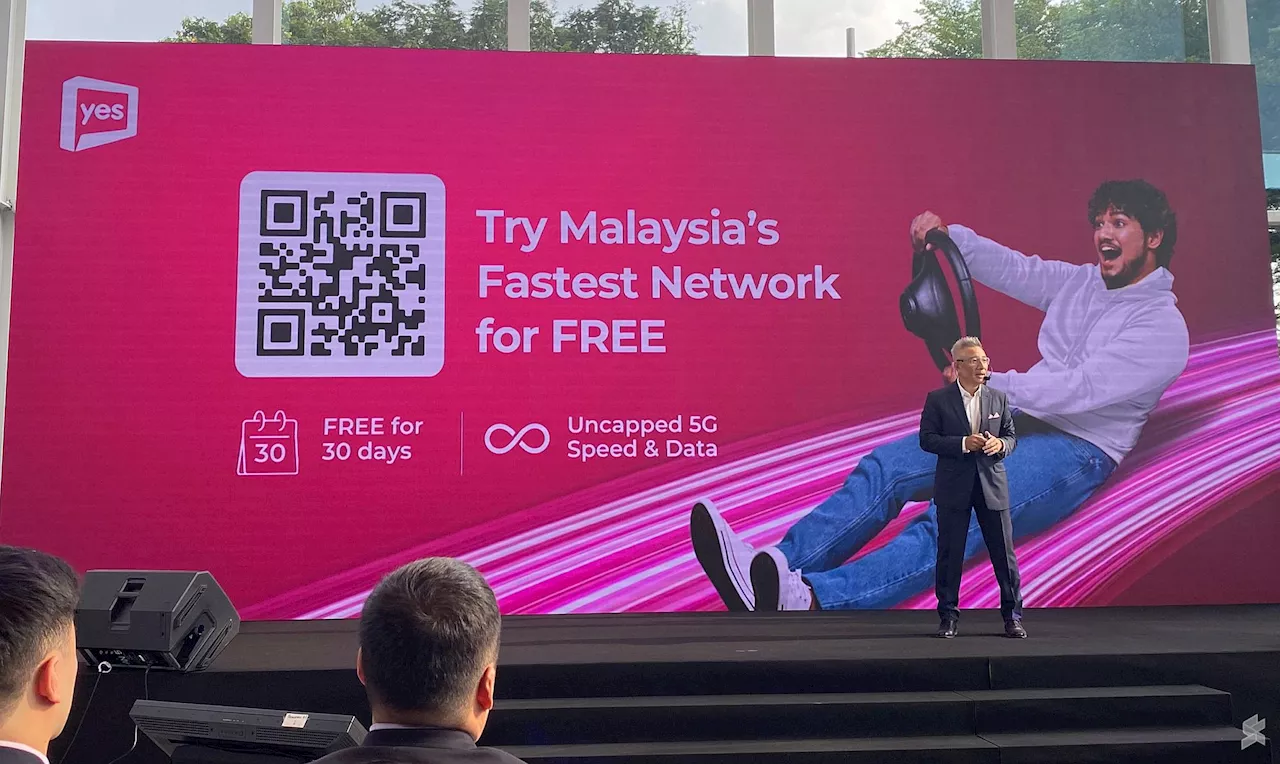 Yes 5G wants you to try their unlimited 5G service for free via eSIM