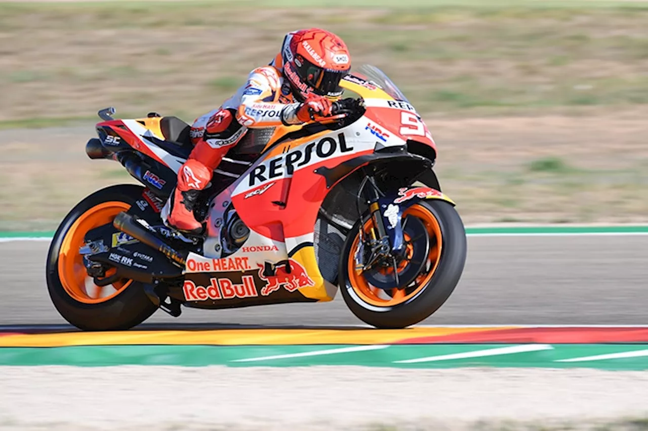 Aragón FP1: Fabelhafte Bestzeit für Marc Márquez