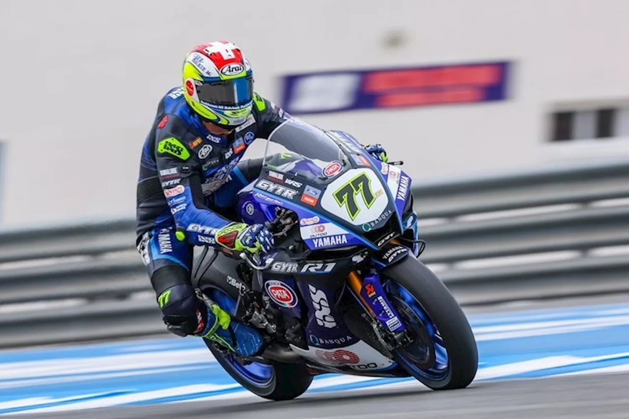 Dominique Aegerter (Yamaha) stürzte beim Jerez-Test