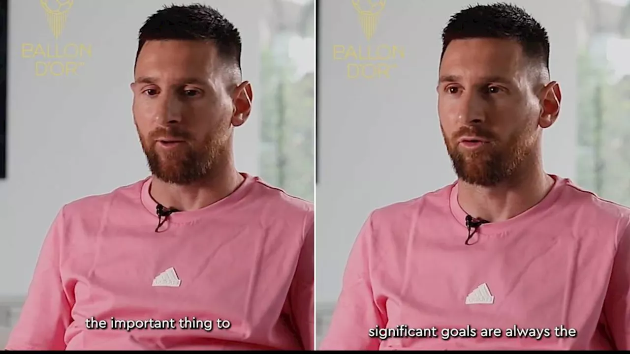 Ballon d'Or winner Lionel Messi reveals which of his 821 goals is his favourite